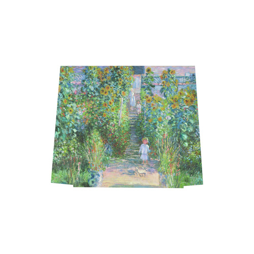 Claude Monet Artist's Garden at Vetheuil Euramerican Tote Bag/Small (Model 1655)