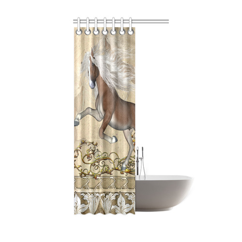 Wonderful wild horse Shower Curtain 36"x72"