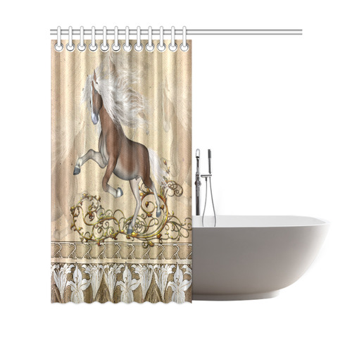 Wonderful wild horse Shower Curtain 69"x70"