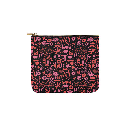 Pink Love Carry-All Pouch 6''x5''