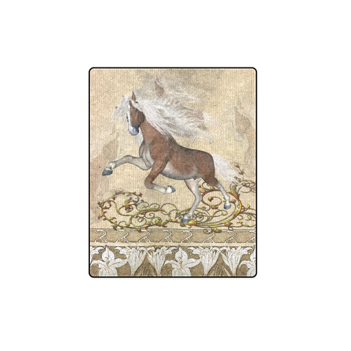 Wonderful wild horse Blanket 40"x50"