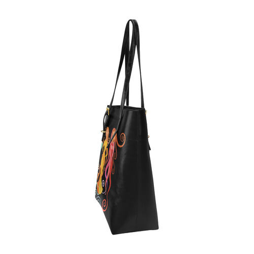 La Femme Mingle, abstract painting, women Euramerican Tote Bag/Small (Model 1655)