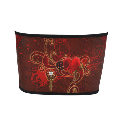 Wonderful steampunk design with heart Bandeau Top