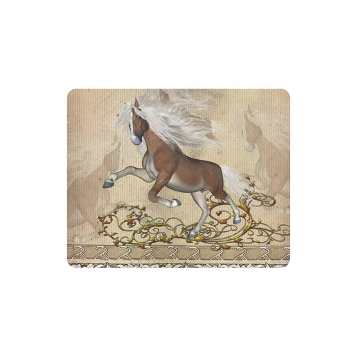 Wonderful wild horse Rectangle Mousepad