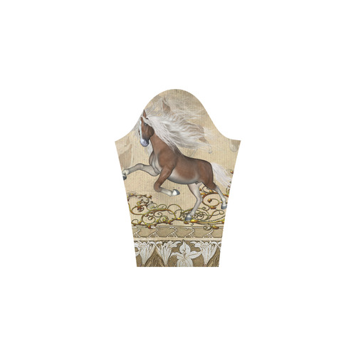 Wonderful wild horse Bateau A-Line Skirt (D21)