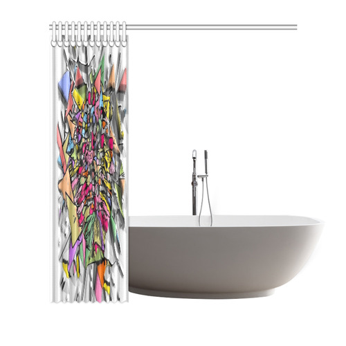 Splash by Nico Bielow Shower Curtain 72"x72"