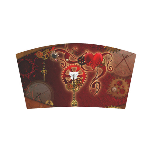 steampunk, hearts, clocks and gears Bandeau Top