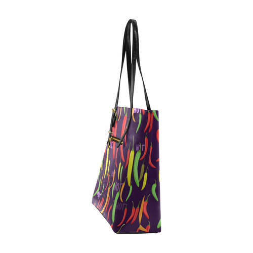 Hot peppar, chili Euramerican Tote Bag/Small (Model 1655)