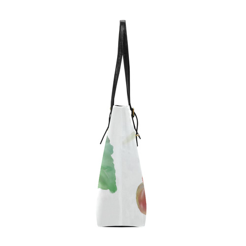 Sour Cherries, watercolor, fruit Euramerican Tote Bag/Small (Model 1655)