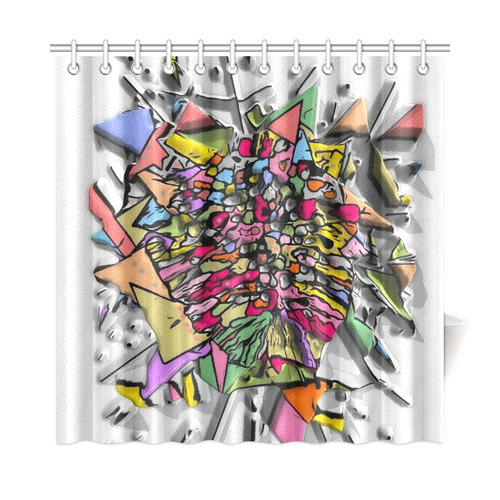 Splash by Nico Bielow Shower Curtain 72"x72"