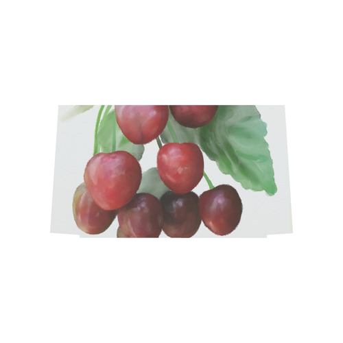 Sour Cherries, watercolor, fruit Euramerican Tote Bag/Large (Model 1656)