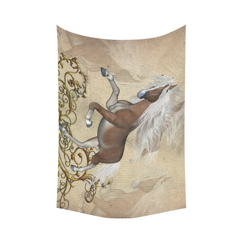 Wonderful wild horse Cotton Linen Wall Tapestry 90"x 60"