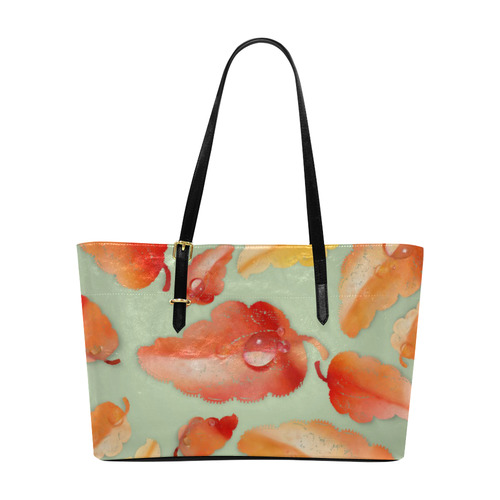 Leaves Euramerican Tote Bag/Large (Model 1656)