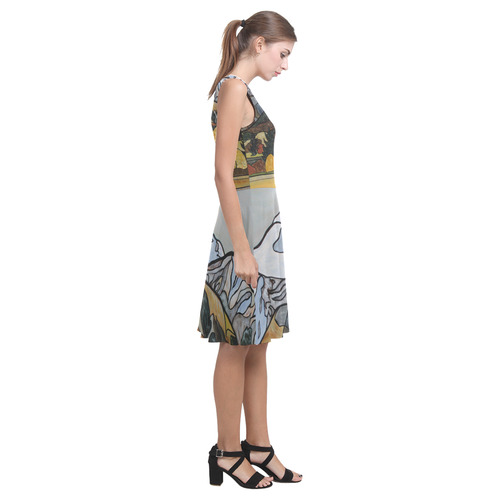 Beneath The Southern Alps Atalanta Casual Sundress(Model D04)