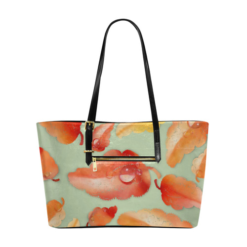 Leaves Euramerican Tote Bag/Large (Model 1656)