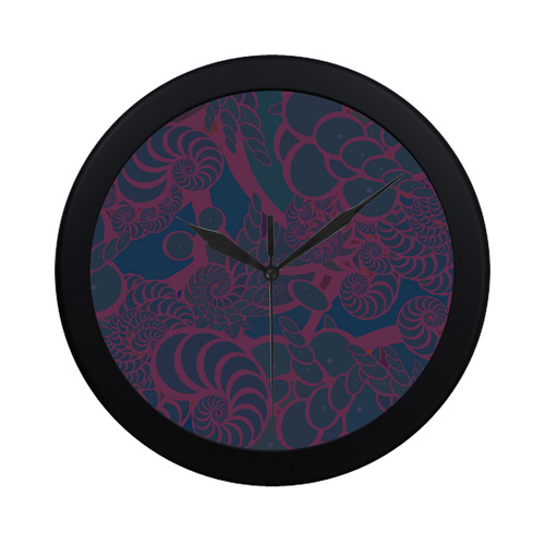 Rainforest at Night Circular Plastic Wall clock