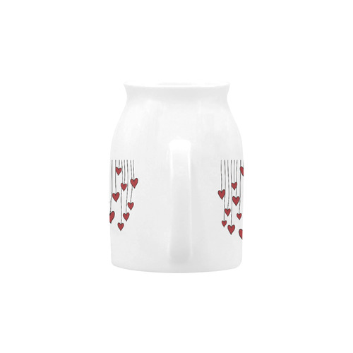 Waving Love Heart Garland Curtain Milk Cup (Small) 300ml