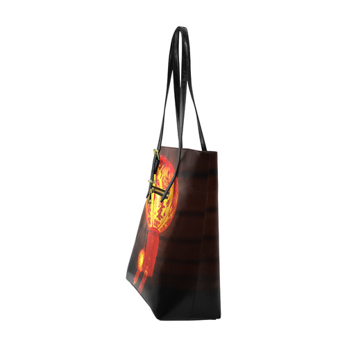 Red Chinese Lanterns Home Decoration Euramerican Tote Bag/Small (Model 1655)
