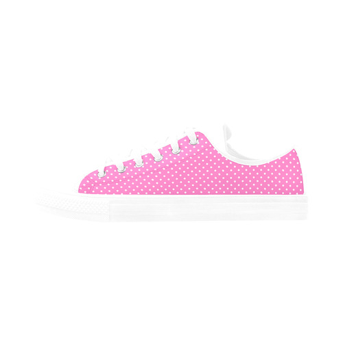 polkadots20160655 Aquila Microfiber Leather Women's Shoes/Large Size (Model 031)