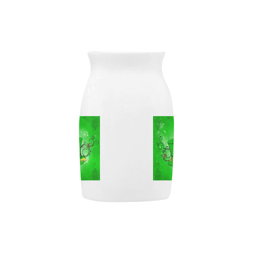 Happy St. Patrick's day, hat and clovers Milk Cup (Large) 450ml