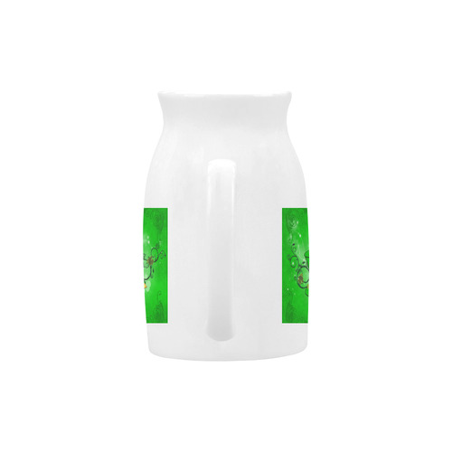 Happy St. Patrick's day, hat and clovers Milk Cup (Large) 450ml