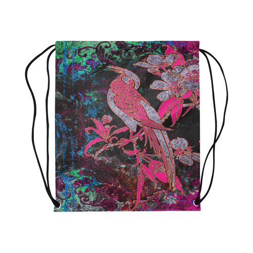 Bird Q Large Drawstring Bag Model 1604 (Twin Sides)  16.5"(W) * 19.3"(H)