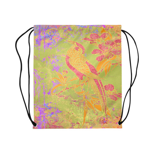 Bird QW Large Drawstring Bag Model 1604 (Twin Sides)  16.5"(W) * 19.3"(H)