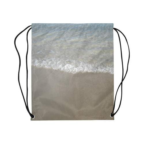 Beach Large Drawstring Bag Model 1604 (Twin Sides)  16.5"(W) * 19.3"(H)