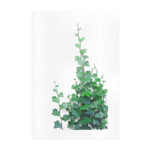 Vines, climbing plant watercolor Art Print 19‘’x28‘’