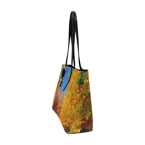 Park, oil painting, landscape Euramerican Tote Bag/Large (Model 1656)