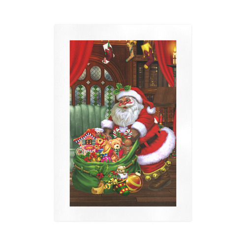 Santa Claus brings the gifts to you Art Print 16‘’x23‘’