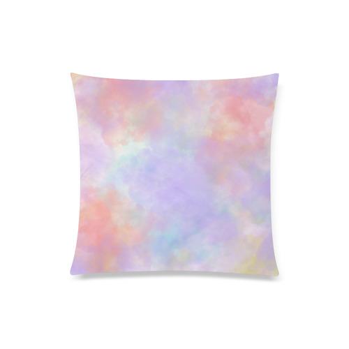 Pastel Splash Custom Zippered Pillow Case 20"x20"(Twin Sides)