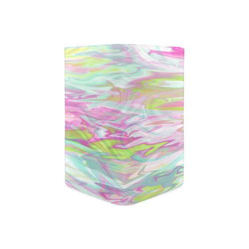 Pastel Iridescent Marble Waves Pattern Women's Leather Wallet (Model 1611)