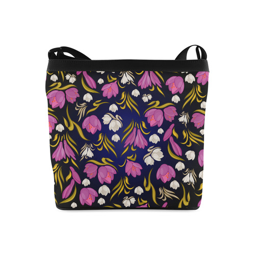 Beautiful Vintage Floral Pattern Crossbody Bags (Model 1613)