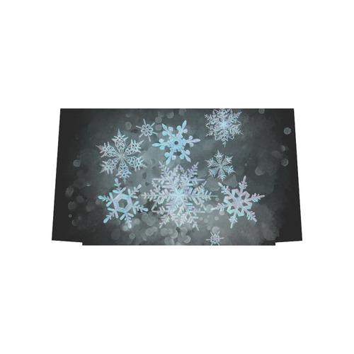 Snowflakes, snow, white and blue, Christmas Euramerican Tote Bag/Large (Model 1656)