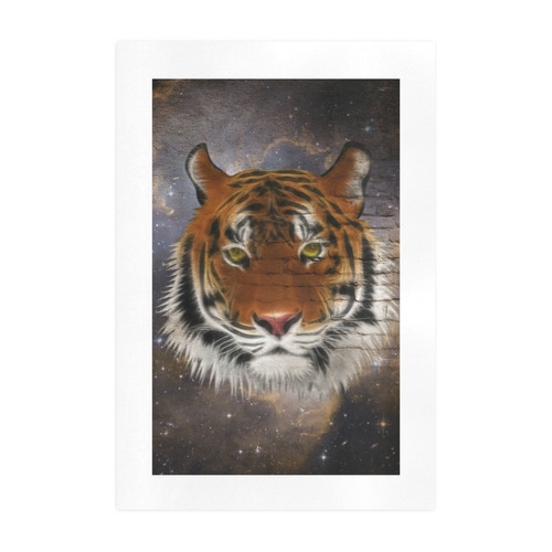An abstract magnificent tiger Art Print 19‘’x28‘’