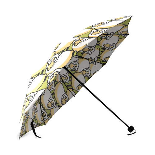 Cute Sheep Animal Art Funny Kids Foldable Umbrella (Model U01)