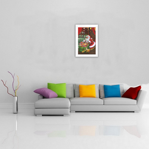 Santa Claus brings the gifts to you Art Print 16‘’x23‘’