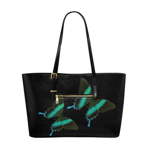 Papilio blumei butterflies painting Euramerican Tote Bag/Large (Model 1656)