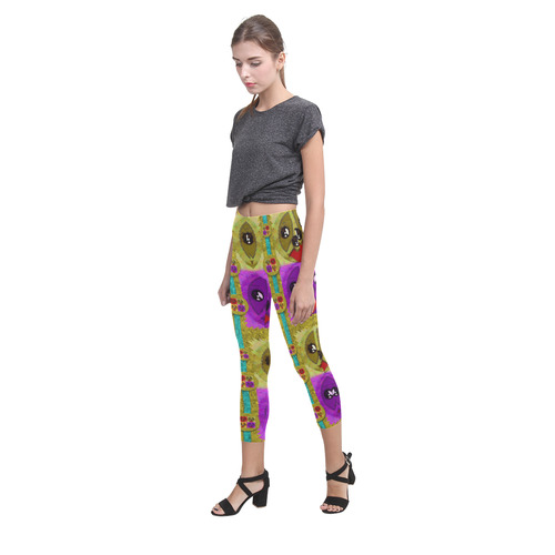 peace dogs Capri Legging (Model L02)