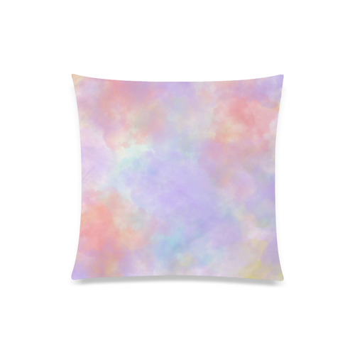 Pastel Splash Custom Zippered Pillow Case 20"x20"(Twin Sides)