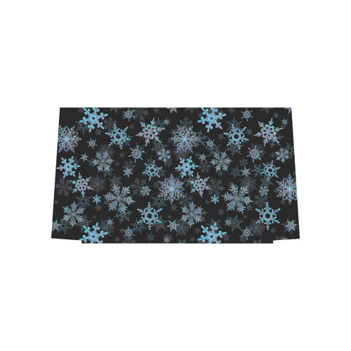 Snowflakes, Blue snow, Christmas Euramerican Tote Bag/Large (Model 1656)