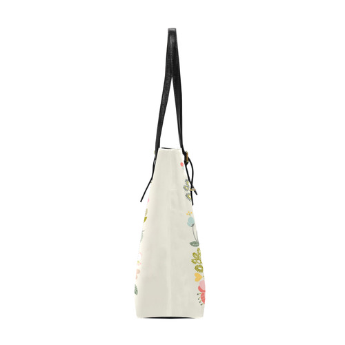 Beautiful Floral Valentine's Day Pattern Euramerican Tote Bag/Small (Model 1655)