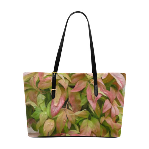 Pot full of colors, floral watercolors, plant Euramerican Tote Bag/Large (Model 1656)