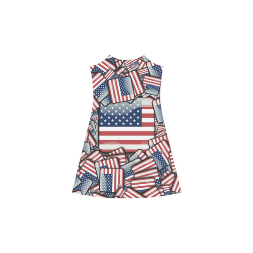 Flag_United_States_by_JAMColors Alcestis Slip Dress (Model D05)
