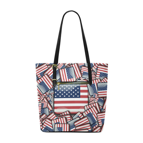 Flag_United_States_by_JAMColors Euramerican Tote Bag/Small (Model 1655)