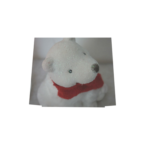 cute little polar bear, deco Euramerican Tote Bag/Small (Model 1655)