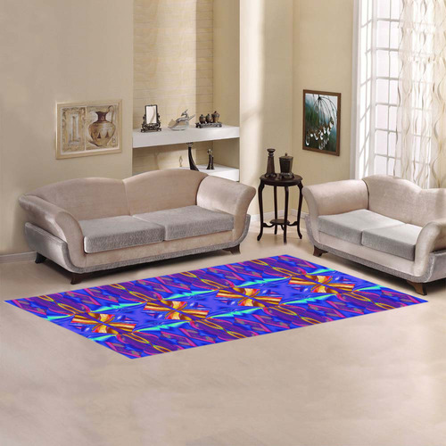 Colorful Ornament D Area Rug 9'6''x3'3''