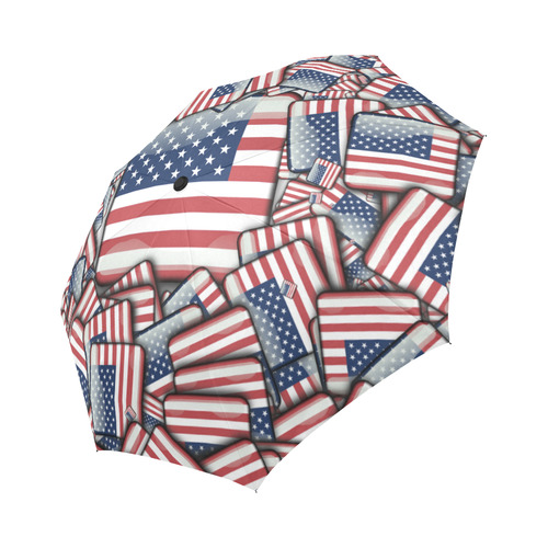 Flag_United_States_by_JAMColors Auto-Foldable Umbrella (Model U04)