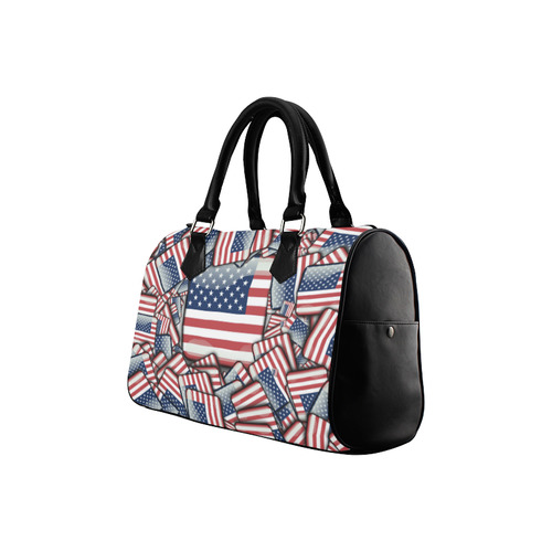 Flag_United_States_by_JAMColors Boston Handbag (Model 1621)